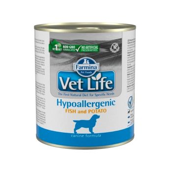 Vet Life Dog Hypoallergenic Fish & Potato 300 Gr