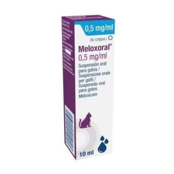 Meloxoral 0,5 mg/ ml Oral Za Mačke 10 ml