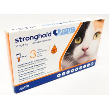 Stronghold Plus 30 mg Za Mačke 2,5 - 5 kg