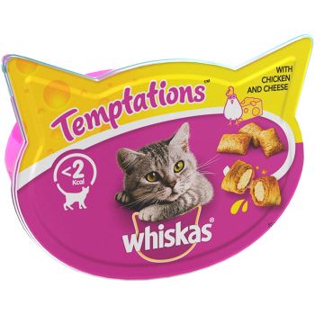 Whiskas Temptations Piletina I Sir,60 g