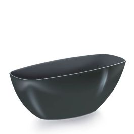 Vaso da fiori 3,8L Coubi 36x15x13,2 cm, Antracite - Leroy Merlin