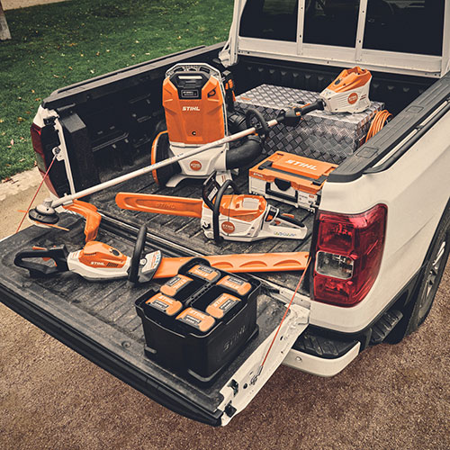 STIHL aku alati za rad u prikolici suv vozila